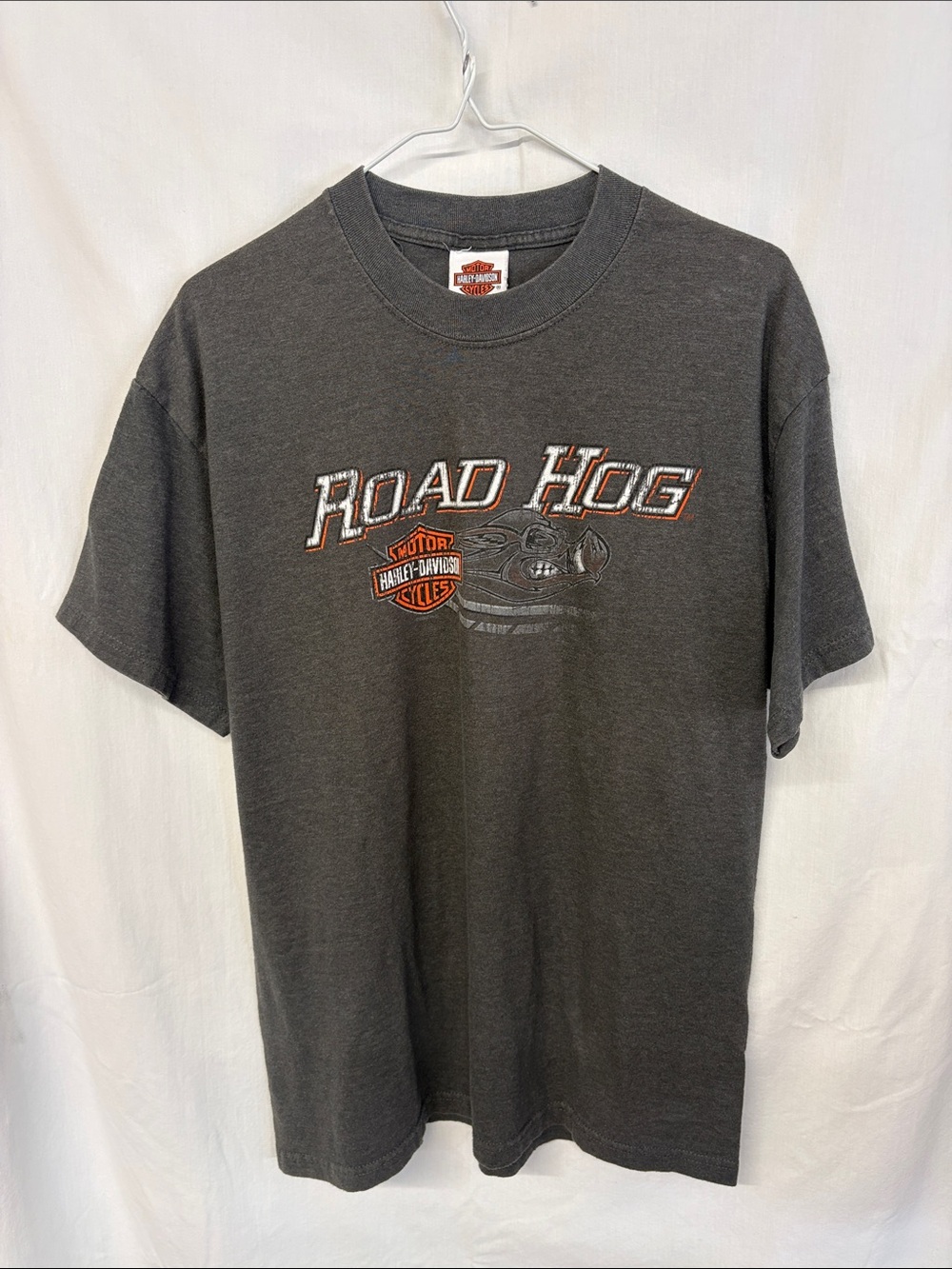 Harley-Davidson Charcoal Road Hog Graphic Tee Albany, Ga - sz L